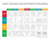 Tableau de lettres a colorier 2026