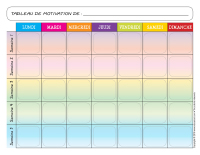 Tableau de motivation-Camps de jour