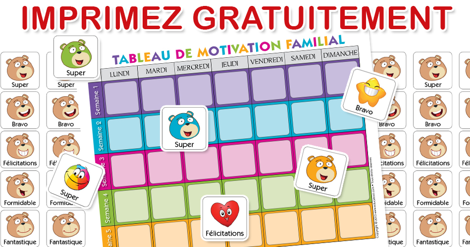 Le tableau de motivation familial