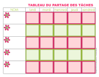 Tableau des tâches-Le printemps-1