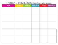 Tableau privilèges-Semaine des services de garde-1