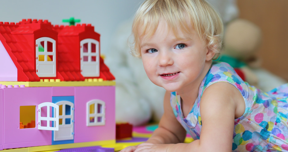 Thème ma maison avec les poupons et trottineurs