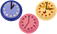 Trois horloges Trois horloges