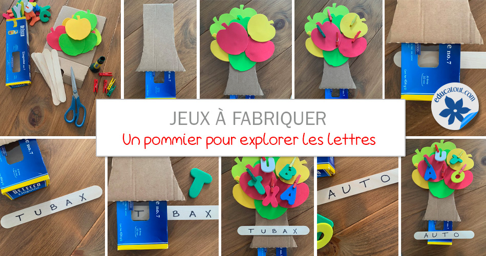 Un pommier pour explorer les lettres