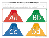 Volcans alphabétiques et numériques