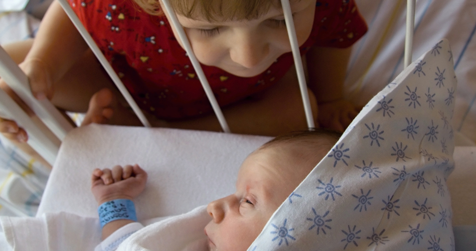 William et le nouveau bébé