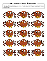 Yeux daraignees a compter
