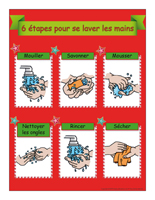 affiche-Lavage des mains spécial noël