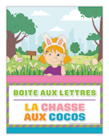 affiche-boite aux lettres-Paques-Chasse aux cocos