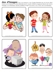 Jeu d’images- Les Amis
