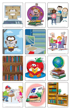Jeu de mémoire avec les images educatout