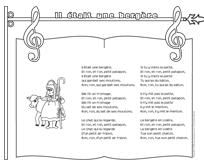 Chanson - Il était une bergère
