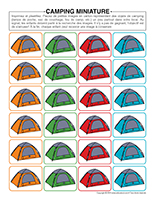 camping miniature