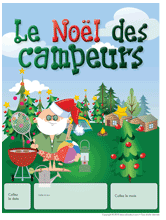 Ouvrir calendrier perpétuel-Noël du campeur