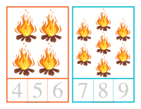 cartes a compter-Camping-2