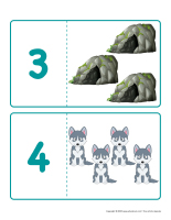 casse-têtes-d’association chiffres-Loups