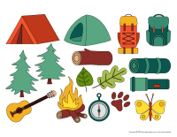 chapeau de camping
