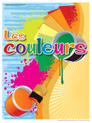 Affiche thématique - Les couleurs Affiche thématique - Les couleurs