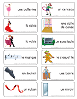 Ouvrir étiquettes-mots-La danse