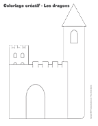 Ouvrir coloriage créatif- Les dragons