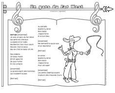 Ouvrir chanson un gars du Far West