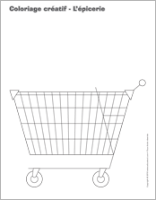 Ouvrir coloriage créatif- L’épicerie