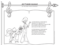 Ouvrir chanson-Je t’aime Maman