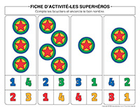 fiches d’activité-Superhéros