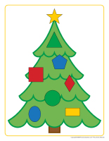 formes et couleurs-Sapins