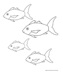 Ouvrir modèle de poissons variés