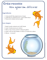 Ouvrir créa-recette-Mon aquarium délicieux