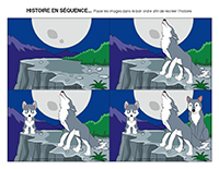 histoire en séquence-Loups