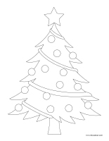 images à colorier-Sapin de Noël-2024