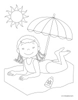 images a colorier-Soleil