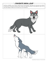 j’invente mon loup