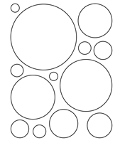 Ouvrir -modèle de cercles