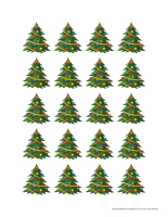 jeu d’association-Chiffres et sapins