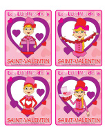 jeu d’images-Lutins de la Saint-Valentin