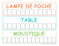 jeu de mots-Camping