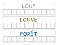 jeu de mots-Loups