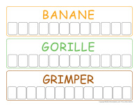 jeu de mots-Singes