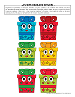 jeu des cadeaux de Noel