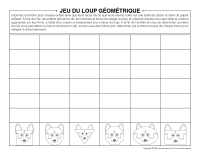 jeu du loup géométrique