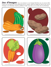 Ouvrir jeu d’images-Les légumes