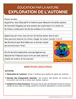 lettre thématique-Activites par la nature-Exploration de lautomne
