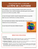 lettre thématique-Activites par la nature-La fete de lautomne