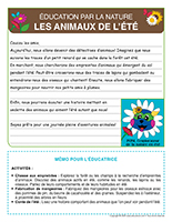 lettre thematique-Activites par la nature-Les animaux de lete