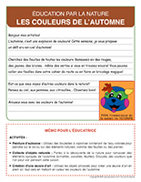 lettre thématique-Activités par la nature-Les couleurs de lautomne