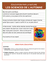 lettre thématique-Activités par la nature-Les sciences de l’automne