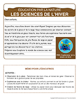 lettre thematique-Activites par la nature-Les sciences de l'hiver